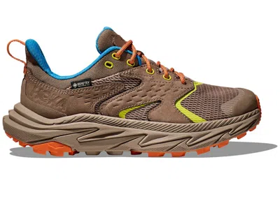 Pre-owned Hoka Anacapa 2 Low Goretex Sneakers In Dune/vibrant Orange In Multi