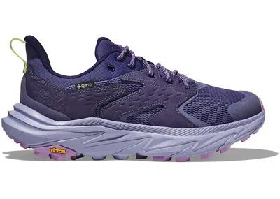 Pre-owned Hoka Anacapa 2 Low Goretex (women's) Sneakers In Meteor/cosmic Sky Blue