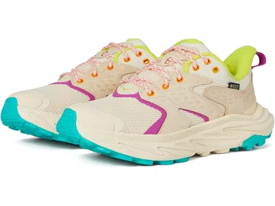 Hoka Anacapa 2 Low Gtx(r) (big Kid) Kids Shoes Electric Aqua : 6 Big Kid M, Leather