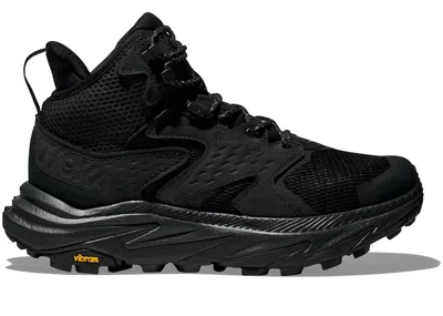 Pre-owned Hoka Anacapa 2 Mid Goretex (women's) Sneakers In Black