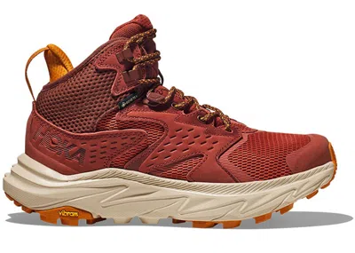 Pre-owned Hoka Anacapa 2 Mid Goretex (women's) Sneakers In Hot Sauce/shifting Sands In Multi