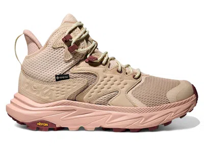 Pre-owned Hoka Anacapa 2 Mid Goretex (women's) Sneakers In Oak/rose Latte