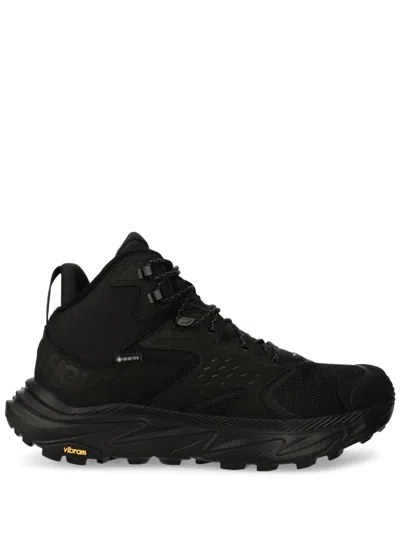 Hoka Panelled Low-top Sneakers In Black