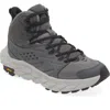 Hoka Anacapa Breeze Aero Mid Breathable Trail Running Shoe In Gray