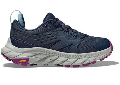 Pre-owned Hoka Anacapa Breeze Low (women's) Sneakers In Outer Space/harbor Mist