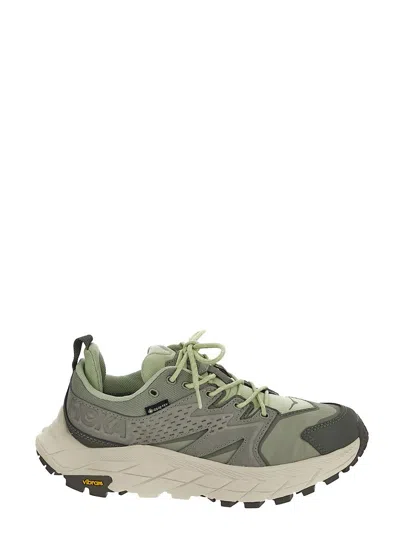 Hoka Anacapa Low Gtx Sneakers In Military Green