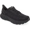 Hoka Arahi 6 Running Wide Shoe In Black/black
