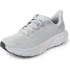 Hoka Arahi 6 Running Wide Shoe In Harbor Mist/silver