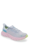 Hoka Arahi 7 Running Shoe In Gull / Pink Twilight