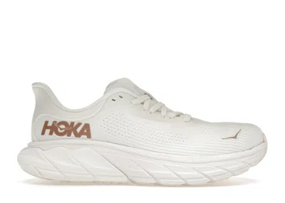 Pre-owned Hoka Arahi 7 (women's) Sneakers In Blanc De Blanc/rose Gold In Multi