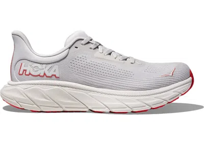 Pre-owned Hoka Arahi 7 (women's) Sneakers In Cosmic Grey/ruby Red In Multi