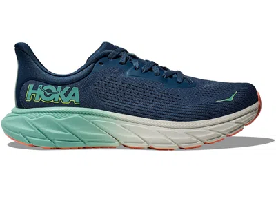 Pre-owned Hoka Arahi 7 (women's) Sneakers In Midnight/seafoam In Multi