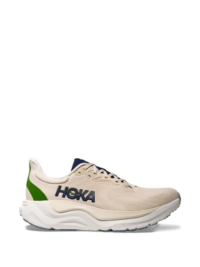 Hoka One One Nude Neutrals Polyester Arahi Sneakers In Multi