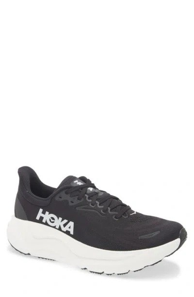 Hoka Clifton 10 Lace-up Sneakers In Black