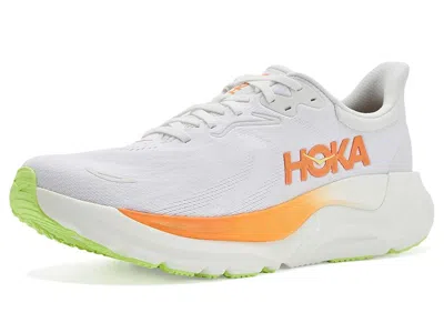 Hoka Arahi 8 Women's Running Shoes Frost/solar Flare: 7.5 B - Medium In White
