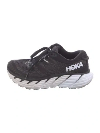Pre-owned Hoka Athletic Sneakers In Black