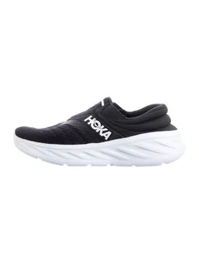 Pre-owned Hoka Athletic Sneakers In Black