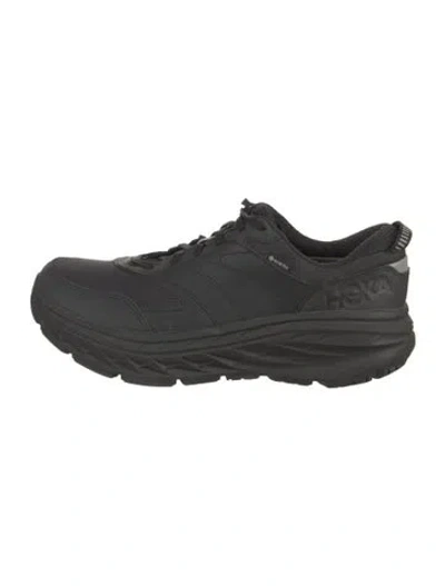 Pre-owned Hoka Athletic Sneakers In Black