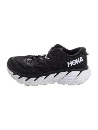 Pre-owned Hoka Athletic Sneakers In Black