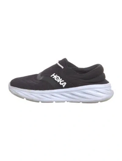 Pre-owned Hoka Athletic Sneakers In Black/white