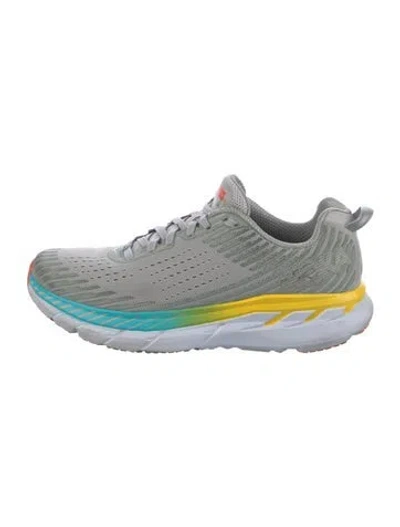 Pre-owned Hoka Athletic Sneakers In Gray