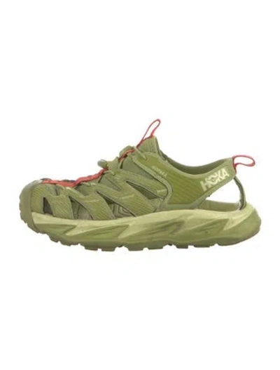 Pre-owned Hoka Athletic Sneakers In Green