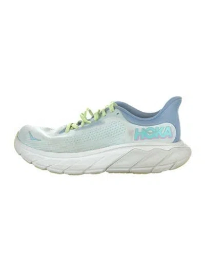 Pre-owned Hoka Athletic Sneakers In Green