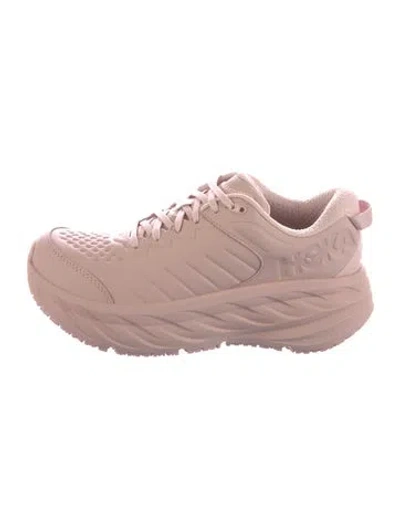 Pre-owned Hoka Athletic Sneakers In Pink