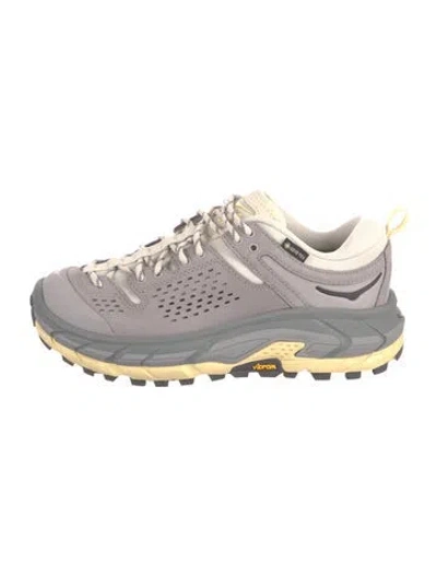 Pre-owned Hoka Athletic Sneakers In Silver