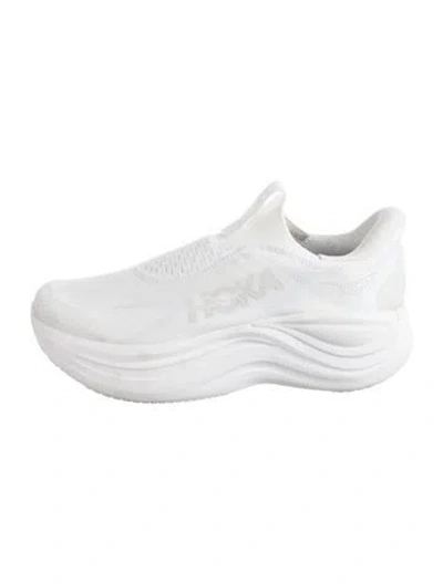 Pre-owned Hoka Athletic Sneakers In White