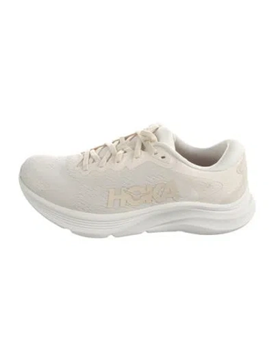 Pre-owned Hoka Athletic Sneakers In White