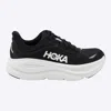 Hoka Black And White Bondi 9 Sneakers In Black