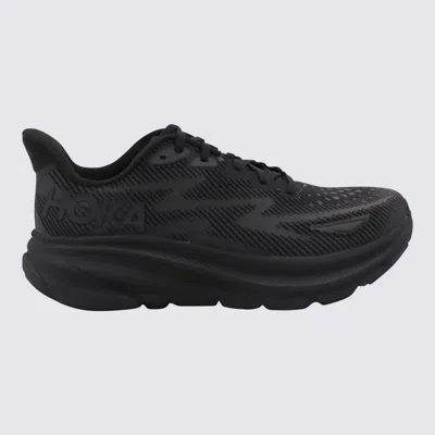Hoka Black Clifton 9 Sneakers