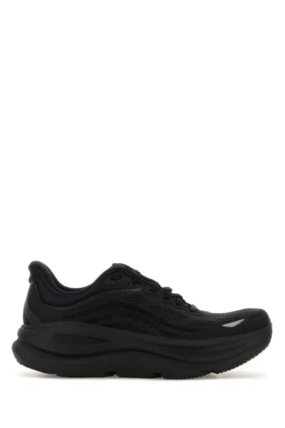 HOKA BLACK FABRIC W BONDI 9 SNEAKERS