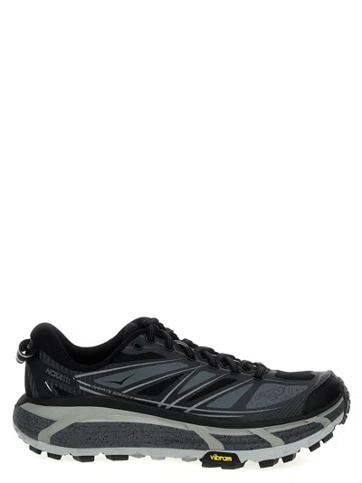 HOKA BLACK LACE UP SNEAKERS