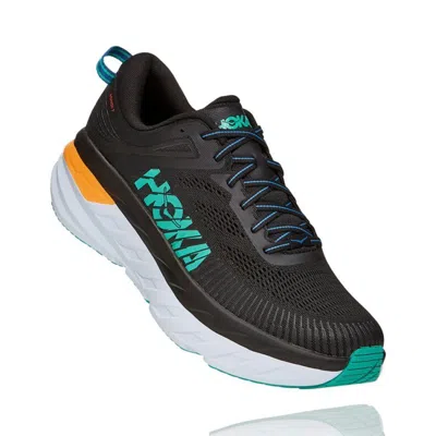Hoka Bondi 7 1110518-batl Sneakers Men's 9.5 Black Running Shoes Eee1070