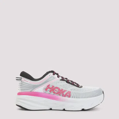Hoka Bondi 7 Most Cushioned Road Shoe In Gray