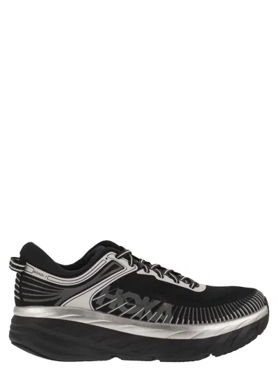 Hoka Bondi 7 Running Trainers In Black