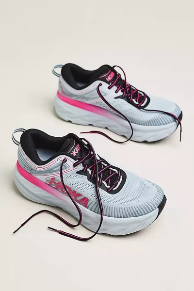 Hoka Sneakers Bondi 7 Mineral Blue Rhubarb In Multi