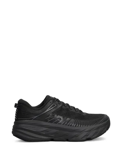 Hoka One One Black Textile Synthetic Sneakers
