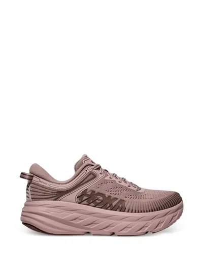 Hoka Sneakers Bondi 7 Black Date Sugar Date Syrup In Brown