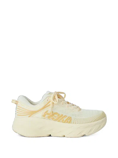 Hoka Bondi 7 Textured Mesh Sneakers In Multi