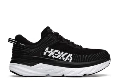 Pre-owned Hoka Bondi 7 (women's) Sneakers In Black/white In Multi