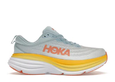 Pre-owned Hoka Bondi 8 Blue (women's) Sneakers In Summer Song/country Air In Multi
