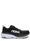Hoka Bondi 8 Mesh-knit Sneakers In Black And White