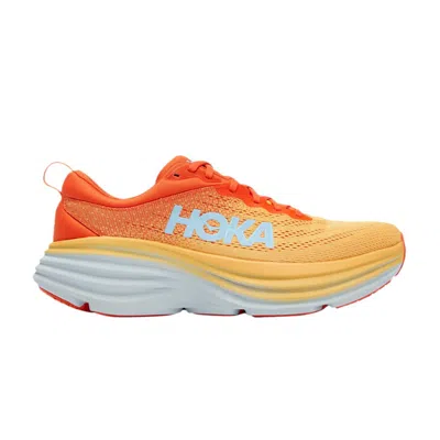 Pre-owned Hoka Bondi 8 'puffin's Bill Amber Yellow' In Orange