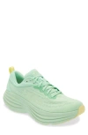 Hoka Bondi 8 Running Shoe In Lime Glow / Lemonade