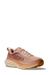 Hoka Bondi 8 Running Shoe In Sandstone/cream