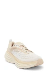 Hoka Bondi 8 Running Shoe In Shifting Sand/eggnog