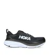 Hoka Bondi 8 Running Sneakers In Black/white